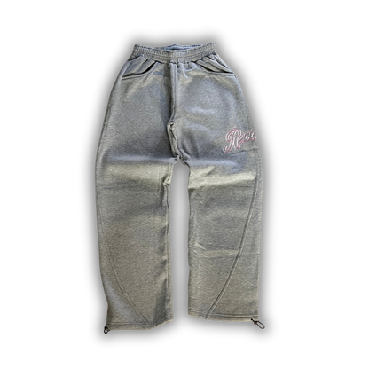 REVASSER COLOUR PANEL JOGGERS - PINK