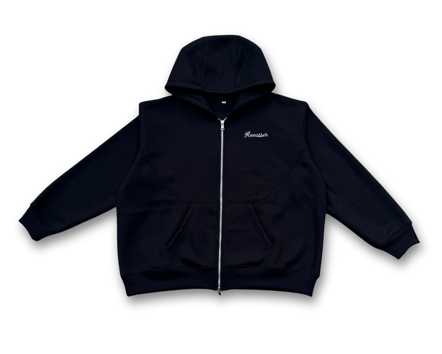 *SIGNATURE* REVASSER BLACK/LIGHT GREY ZIP UP HOODIE